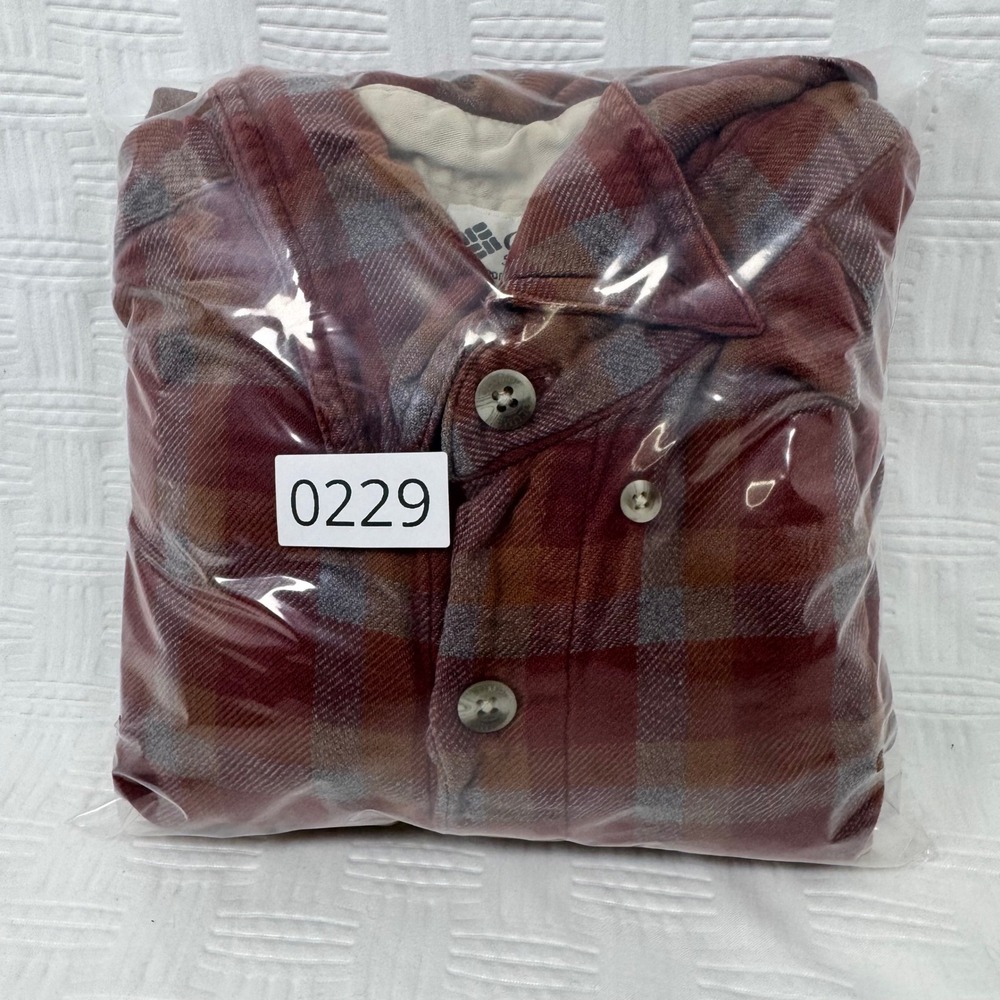 Columbia Plaid Button Up Shirt Mens Large Cotton Long Sleeve / Sku 0229 - Picture 6 of 6